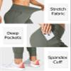 G Gradual Women's Joggers High Waisted Yoga Pants with Pockets Loose Leggings for Women Workout, Athletic, Lounge (Grey Sage, XX-Large) view 4