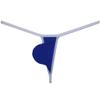 Botmois Men's Ice Silk Mini Bikini Tangas Soft String Thong Underwear Pouch T-back Minimal Coverage Underpants 3-Pack(Blue,Light Red,Pink) XL view 2