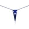 Botmois Men's Ice Silk Mini Bikini Tangas Soft String Thong Underwear Pouch T-back Minimal Coverage Underpants 3-Pack(Blue,Light Red,Pink) XL view 3