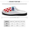 Croatia National Emblem Women's Cotton House Slippers Closed Toe Anti-Slip Rubber Soles Indoor Outdoor 7-839-40 view 2