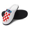 Croatia National Emblem Women's Cotton House Slippers Closed Toe Anti-Slip Rubber Soles Indoor Outdoor 7-839-40 view 4