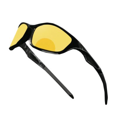 Sports cycling Bifocal Reading Sunglasses for Men Outdoor Driving Night Vision Reader Presbyopic Goggles Sun Glasses (black yellow, 2.25, multiplier_x)