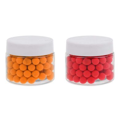 SGerste 2 Box Colorful Pop Up Boilies - Carp Coarse Fishing Imitation Baits Pellet 2 Flavours 8mm