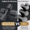 Adjustable Dumbbells Hand Weights Set: Sportneer 1 Pair 0.9-4.5KG (0.9-2.3KG) Fast Adjust Dumbbell Weight 6 In 1 Free Weights Barbells For Women Men Home Gym Workout Exercise Strength Training view 4