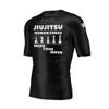 DIYUME Mens Humen Chess Grapplers Uniform Gi Baselayer for Coach Students,Short Sleeve Black M view 1