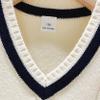 Loloda Baby Boys Casual Pullover V-Neck Vest Warm Cotton Knit Sleeveless Sweater School Uniform White 11-12 Years view 4