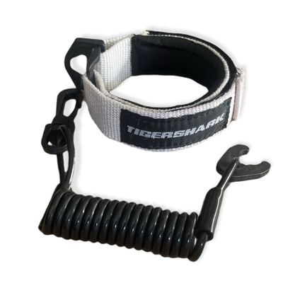 JLP Tigershark Tiger Shark Barracuda Daytona Monte Carlo Monteg Lanyard & Wrist Band White/black