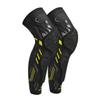 Kuangmi Knee Pad and Shin Guard Sleeve for Basketball, Wrestling, Soccer, Volleyball, Sports, Daily Support (Black Yellow-Pair, X-Large) view 1