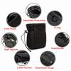 Rock Climbing Chalk Bag, goldhik Bouldering Chalk Bags with Quick-Clip Belt and 3 Pockets, Great Equipment for Rock Climbing, Gym Training, Gymnastics, Weightlifting view 3