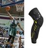 Kuangmi Knee Pad and Shin Guard Sleeve for Soccer, Basketball, Wrestling, Softball, Volleyball, Sports, Daily Support (Black Yellow-Pair, Medium) view 2