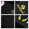 Kuangmi Knee Pad and Shin Guard Sleeve for Basketball, Wrestling, Soccer, Volleyball, Sports, Daily Support (Black Yellow-Pair, Small) view 3