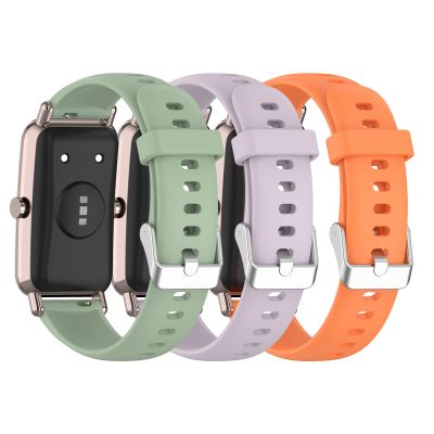 BabyValley Bands Compatible for MorePro HM08 Replacement Bands,Silicone Colorful Wristband Adjustable Bands Strap for MorePro HM08 Fitness Tracker Accessory (green/purple/orange)