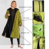 Adult Changing Robe, KUYUSHOP Surf Robe Dry Poncho Hooded Towel Oversized Coat Fleece Lining Thermal Swim Parka Weatherproof Long Sleeve Surfing Poncho with Hood For Watersports, Swimming, Surfing view 3