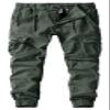 CHARTOU Men Stretch Waist Cargo Pants Work Pants Lightweight Outdoor Tactical Jogger Pants Pocket (Large,Green) view 1