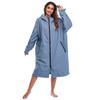 KUYUSHOP Adult Changing Robe,Surf Robe Dry Poncho Hooded Towel Oversized Coat Fleece Lining Thermal Swim Parka Surfing Poncho view 1