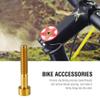 Bike Headset Screw, Ti Thread Headset Expander Top Long Screw Stem Nut Plug Cycling Accessory(M6x35-Golden) view 2