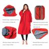 KEYUSHOP Waterproof Changing Robe with Fleece Lining, Oversized Swim Parka Towel Robe Hooded Surf Poncho Swim Robe Stay Warm and Dry- Watersports, Swimming, Surfing view 4