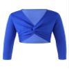 winying Kids Girls Classic Ballet Sweater Cardigan Long Sleeves Wrap Cardigan Knit Sweater Ballet Dance Outerwear Royal Blue A 9-10 Years view 1