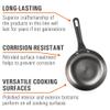 GSI Outdoors Guidecast 8 Frypan I Cast Iron, Lightweight, Gourmet Frying Pan, Camp Cookware view 4