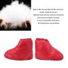 SUNGOOYUE 1 Pair Winter Warm Booties, Soft Duck Down Filled Winter Boots Sleeping Sock with Storage Bag for Camping Equipment view 3