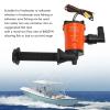 KIMISS 800GPH Livewell Pump for Boats, Submersible Bait Tank Aerator with Cartridge Design, 12V Marine Bilge Pump for, Aerator Pump view 2