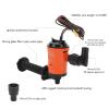 KIMISS 800GPH Livewell Pump for Boats, Submersible Bait Tank Aerator with Cartridge Design, 12V Marine Bilge Pump for, Aerator Pump view 4