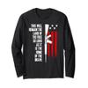 "This will remain the land of the Free" US Military Veteran Long Sleeve T-Shirt view 1