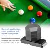 Pool Billiard Cue Chalk Holder, Pocket Pool Magnetic Chalk Holder Aluminium Magnetic Snooker Belt Clip with Chalk Box and Iron Sheet Portable Billiard Chalk Holder Billiard Accessories(Black) view 2