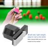Pool Billiard Cue Chalk Holder, Pocket Pool Magnetic Chalk Holder Aluminium Magnetic Snooker Belt Clip with Chalk Box and Iron Sheet Portable Billiard Chalk Holder Billiard Accessories(Black) view 3