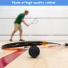 HERCHR Single Dot Squash Ball, 37mm Beginner Squash Ball Rubber Squash Racket Ball for Beginner Training Practice Sports Competition Training Squash Ball Blue Dot Squash Balls (Blue) view 4