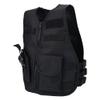 Xximuim Kids Tactical Vest,45CM Adjustable Nylon Children Outdoor Game Vest t with Multiple Pouches for Playing Game CS(Black) view 1