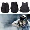 Xximuim Kids Tactical Vest,45CM Adjustable Nylon Children Outdoor Game Vest t with Multiple Pouches for Playing Game CS(Black) view 2