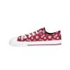 FOCO Alabama Crimson Tide NCAA Womens Low Top Repeat Print Canvas Shoe - 8 view 2