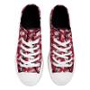 FOCO Alabama Crimson Tide NCAA Womens Low Top Repeat Print Canvas Shoe - 8 view 3