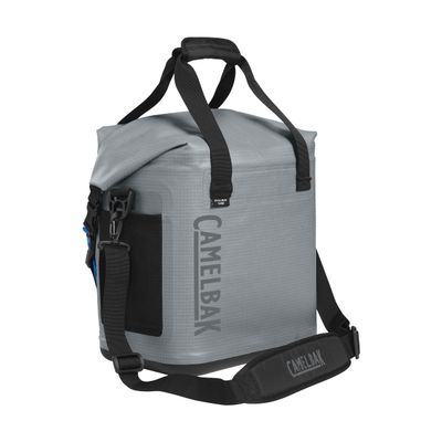 CamelBak ChillBak Cube 18 Soft Cooler Backpack with 6L Fusion Group Reservoir, Monument Grey