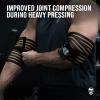 Gymreapers Weightlifting Elbow Wraps (1 Pair) - Flexible 40'' Elbow Compression Strap & Joint Support Brace - For Bench Press, Powerlifting, and Pressing (Tan) view 4