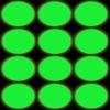 Tiger Tail Sports Recreational-Quality (1-Star, 40mm) Ping Pong Balls (Glow-in-Dark Green, 12-Pack) view 1