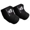 Gymreapers Weightlifting Elbow Wraps (1 Pair) - Flexible 40'' Elbow Compression Strap & Joint Support Brace - For Bench Press, Powerlifting, and Pressing (Black) view 1