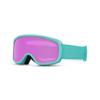 Giro Moxie Womens Snow Goggle - Glaze Blue Mica Strap with Amber Pink/Yellow Lenses view 1