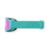 Giro Moxie Womens Snow Goggle - Glaze Blue Mica Strap with Amber Pink/Yellow Lenses view 2