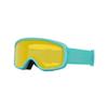 Giro Moxie Womens Snow Goggle - Glaze Blue Mica Strap with Amber Pink/Yellow Lenses view 4