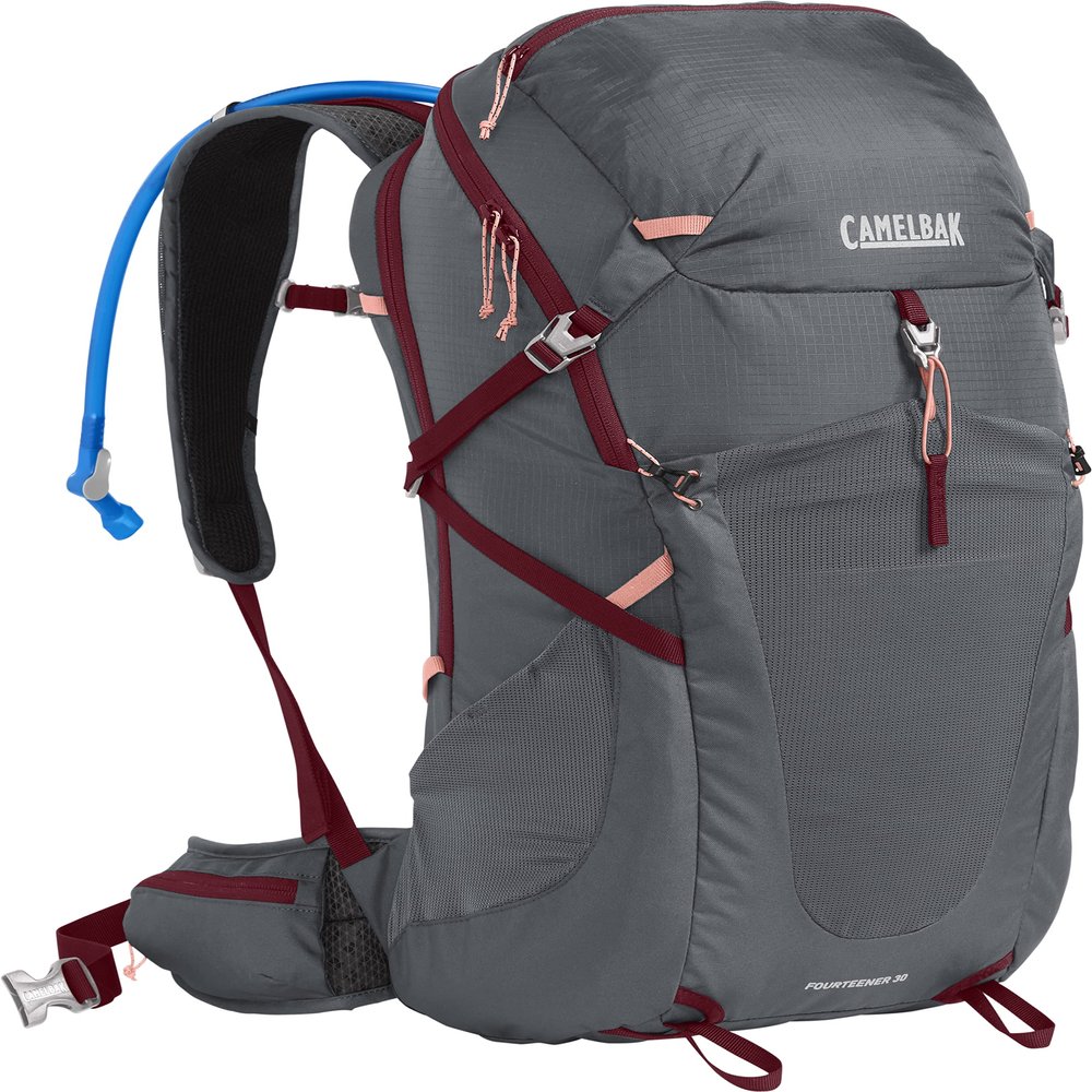 CamelBak Women's Fourteener 30 Hiking Hydration Pack 100oz - Hike Backpack, Castlerock/Cabernet