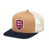 Kimes Ranch Caps Jack Trucker Snapback Hat/WW Brown view 1