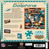 MasterPieces Game Day 500 Piece Jigsaw Puzzle for Adults - NFL Miami Dolphins Locker Room - 15"x21" view 3