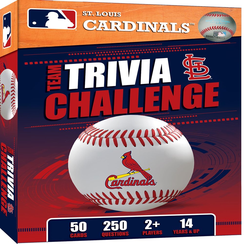 MasterPieces Game Day - MLB St. Louis Cardinals - Team Trivia Challenge, Officially Licensed