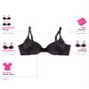 Maidenform Women's DreamWire Underwire Bra, No-Poke Push-Up Bra, Moderate Coverage, Convertible T-Shirt Bra view 3