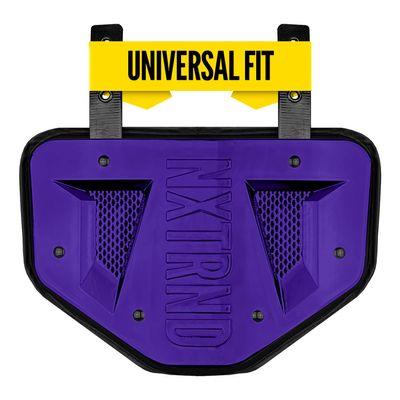 Nxtrnd Football Back Plate, Professional Football Backplates for Shoulder Pads, for Adult & Youth (Chrome Purple, Adult)