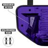 Nxtrnd Football Back Plate, Professional Football Backplates for Shoulder Pads, for Adult & Youth (Chrome Purple, Adult) view 4