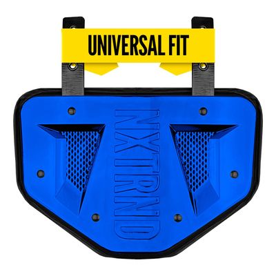 Nxtrnd Football Back Plate, Professional Football Backplates for Shoulder Pads, for Adult & Youth (Chrome Blue, Adult)