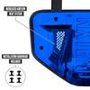 Nxtrnd Football Back Plate, Professional Football Backplates for Shoulder Pads, for Adult & Youth (Chrome Blue, Adult) view 4
